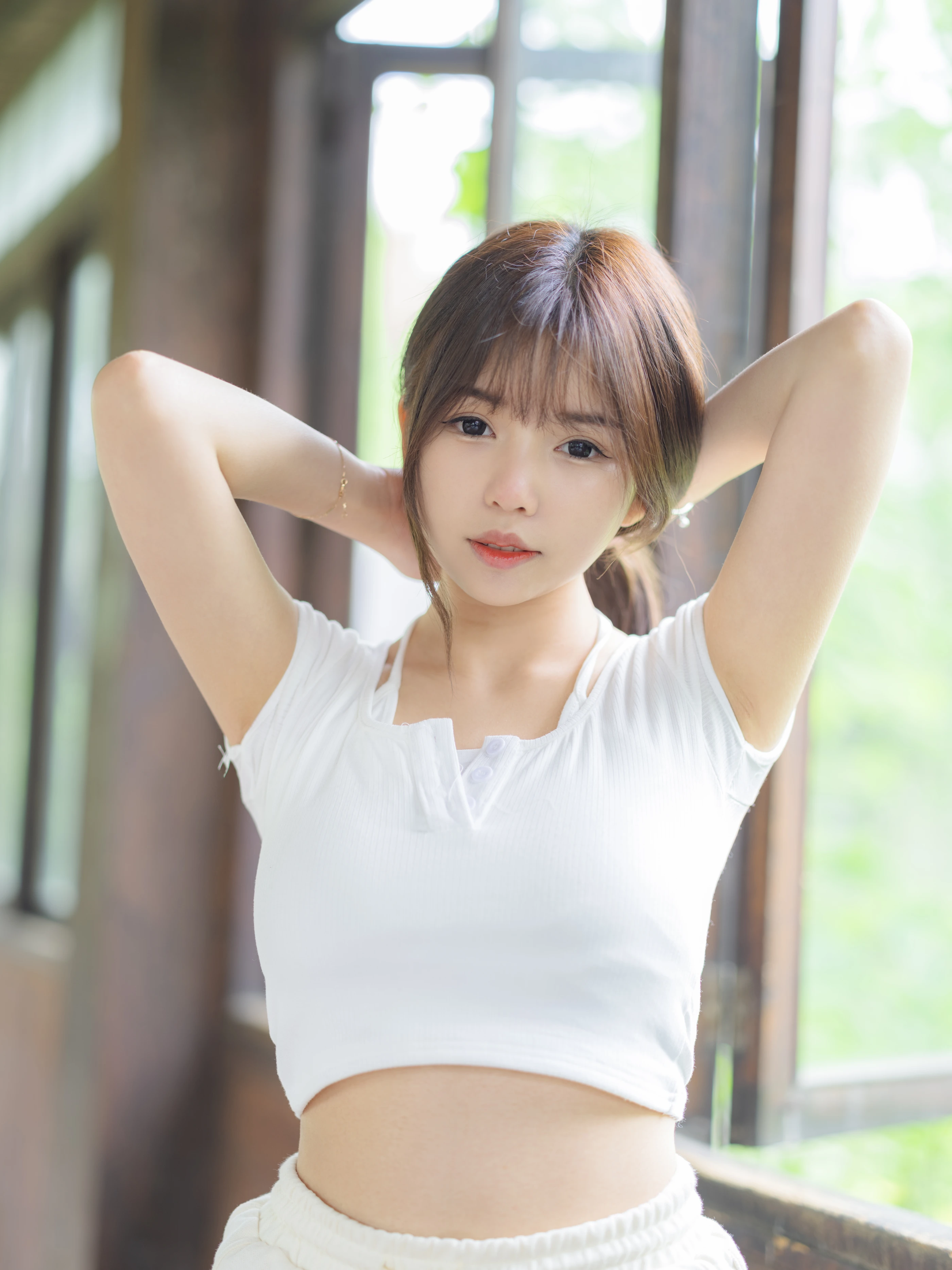 森萝财团 晴涩001 乃晴 肉丝 15D 超薄 [109P 1V]插图6